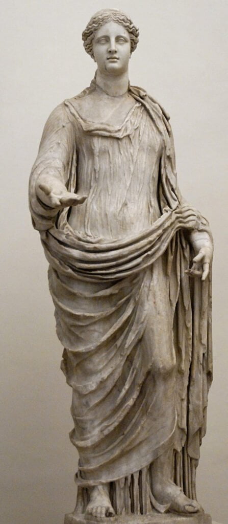 sculpture of Demeter