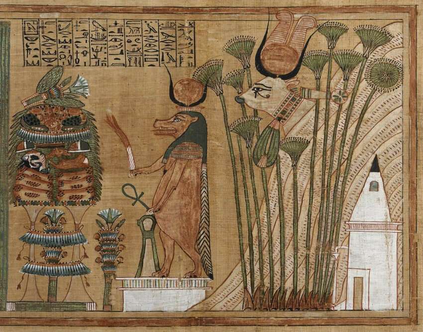 Hathor's visual representation showcasing her evolution over time.