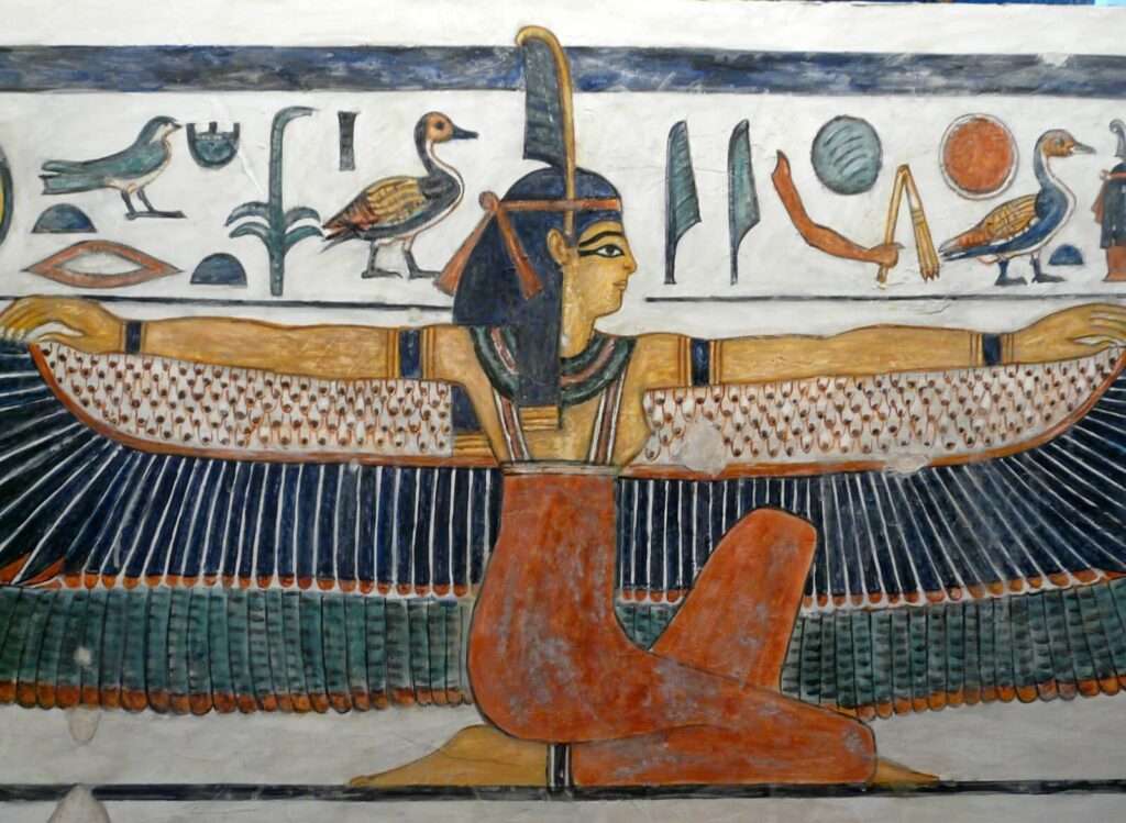 An ancient depiction of Maat