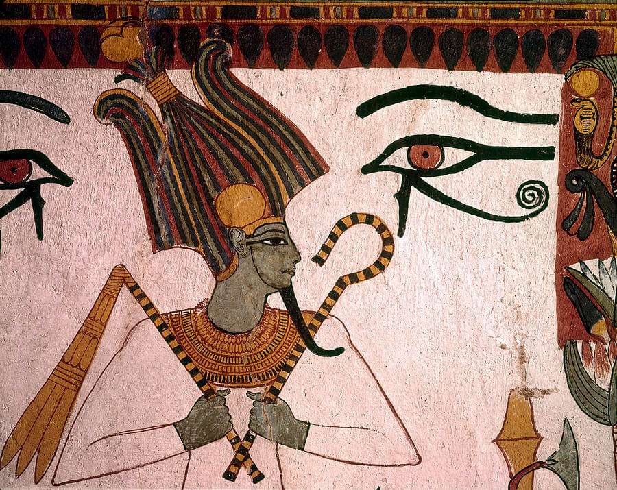Ancient Egyptian Artwork of Osiris