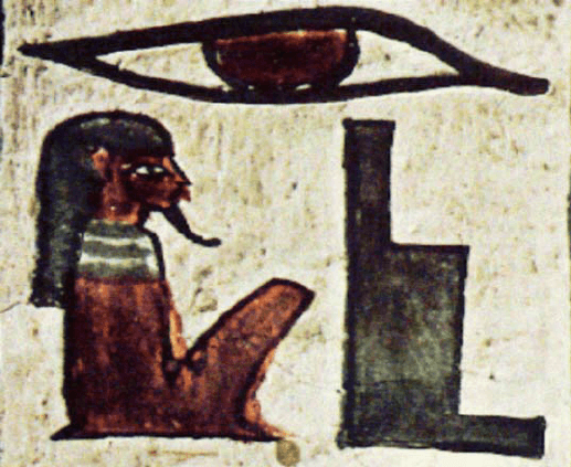 Hieroglyphs Featuring Osiris