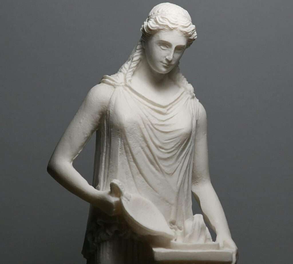  Ancient Greek artwork or sculpture showcasing Hestia’s role.