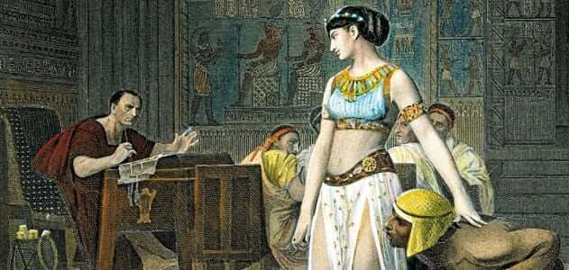 An image reflecting Cleopatra’s influence on ancient Egyptian civilization, possibly an artifact or historical document.