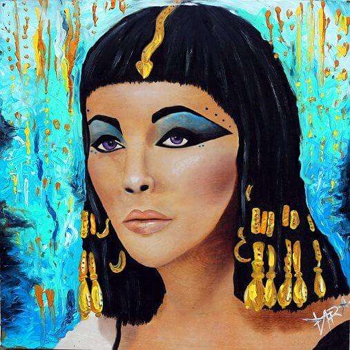 Artworks or modern renditions that depict Cleopatra’s enduring legacy in world culture and history.