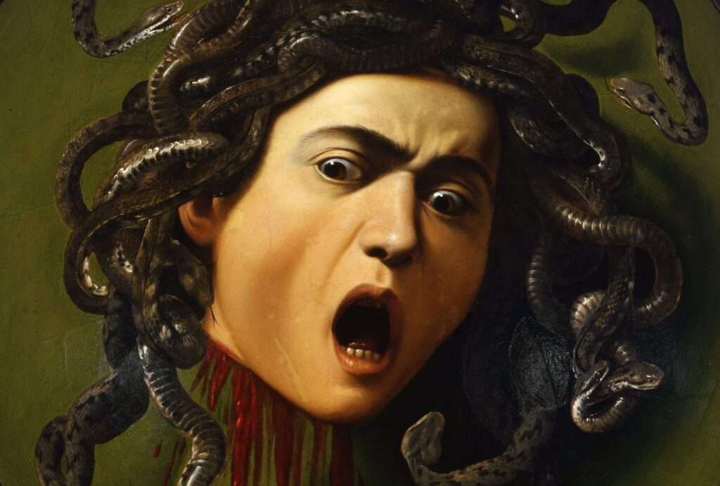 An artistic representation of Medusa