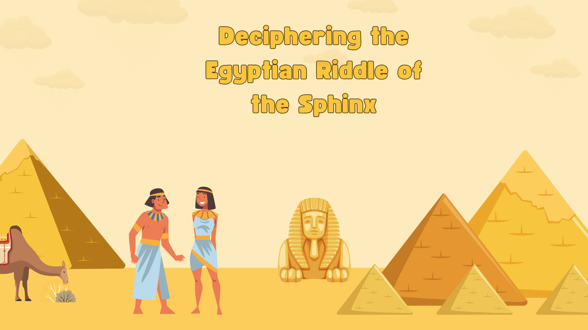 Deciphering the Egyptian Riddle of the Sphinx