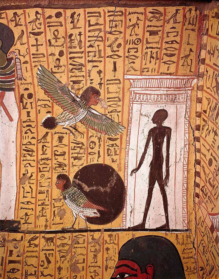 Famous Egyptian artworks depicting the Ba.
