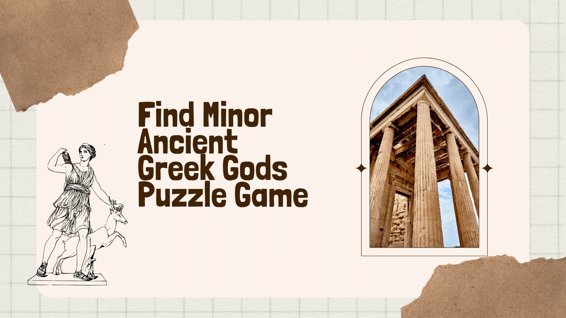 Find Minor Ancient Greek Gods- Puzzle Game