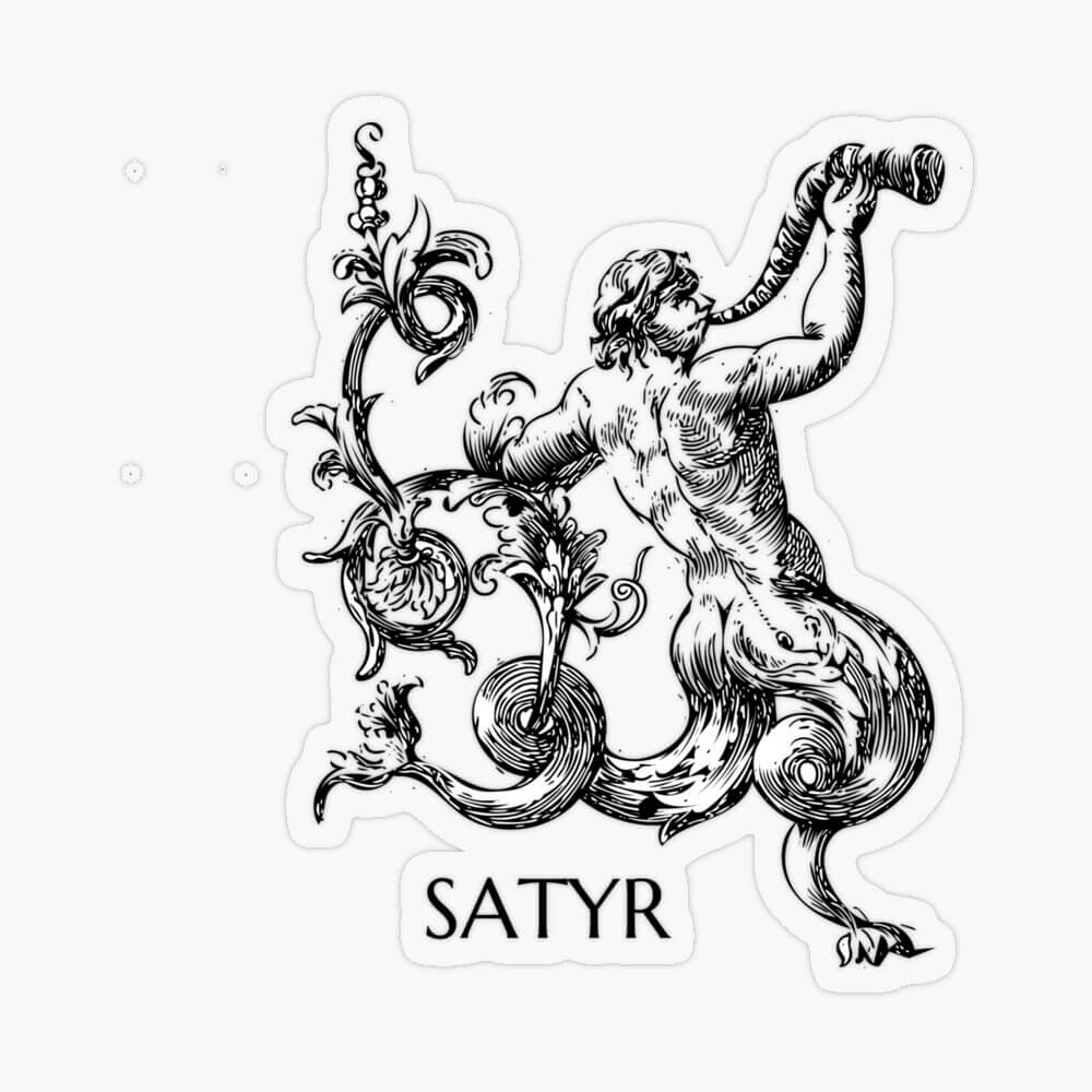 Modern artistic interpretations of Satyrs.
