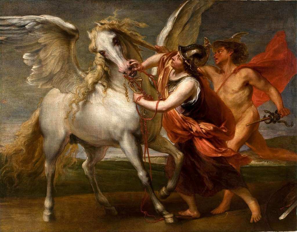 Paintings from the Renaissance period where Pegasus is depicted