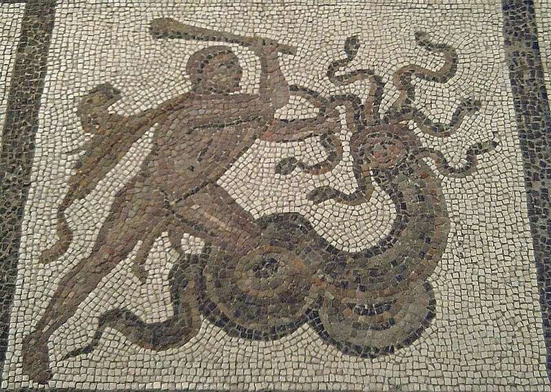 Symbolic representations of dragons in Greek culture.