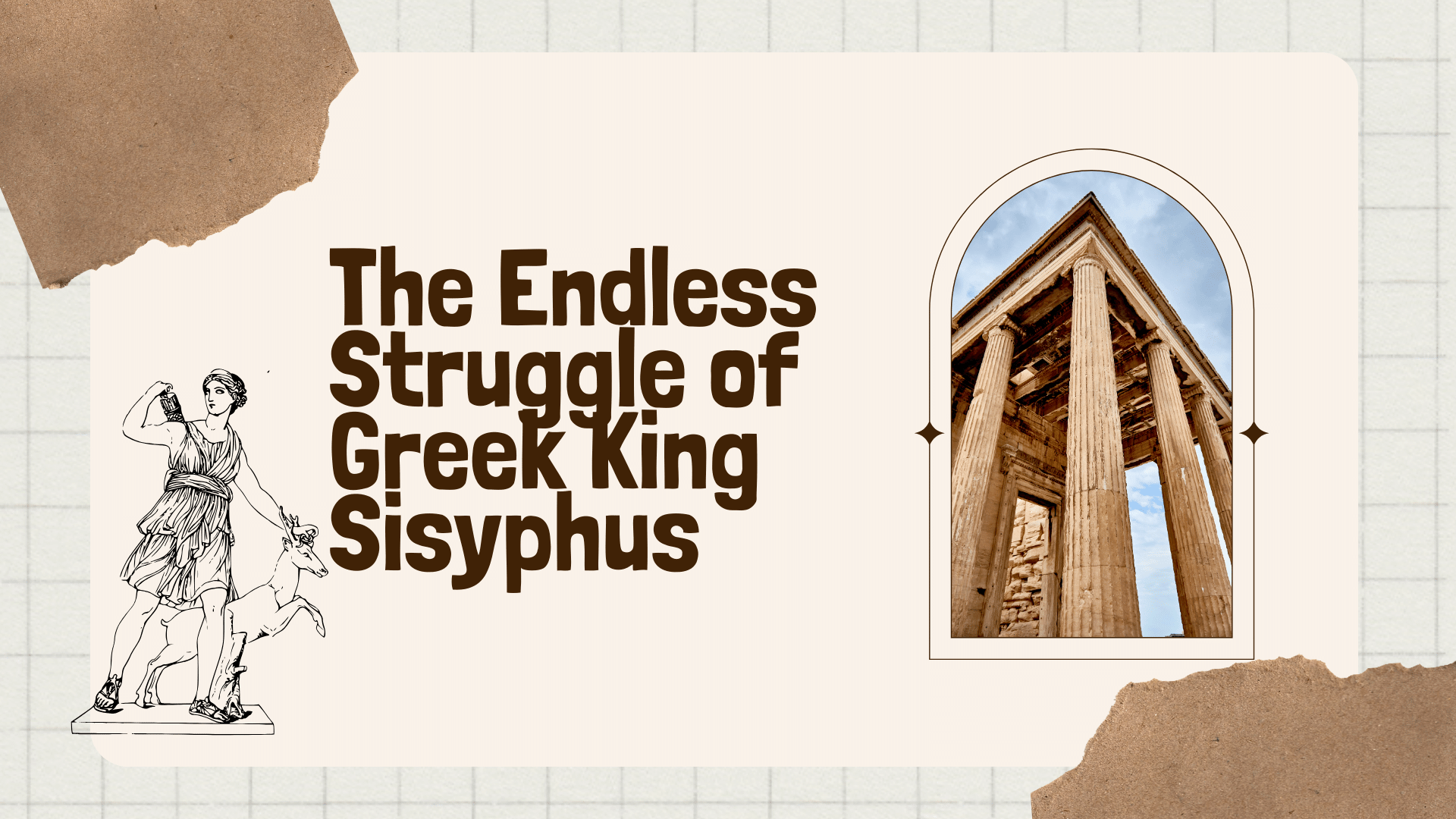 The Endless Struggle of Greek King Sisyphus