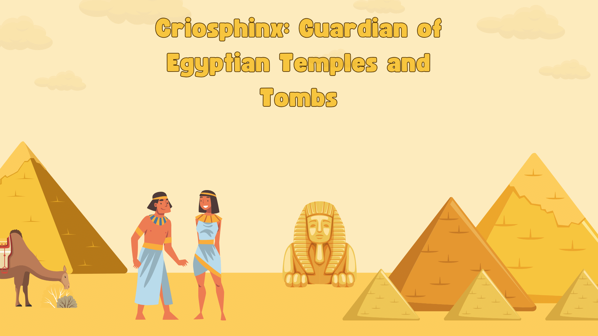 Criosphinx: Guardian of Egyptian Temples and Tombs