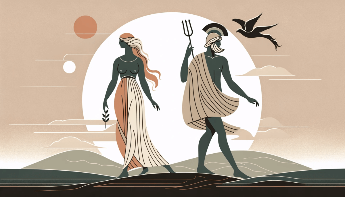 Aphrodite vs Hermes: The Duel of Love and Communication