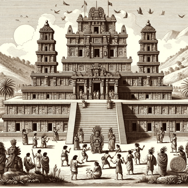 the Templo Mayor in Tenochtitlan