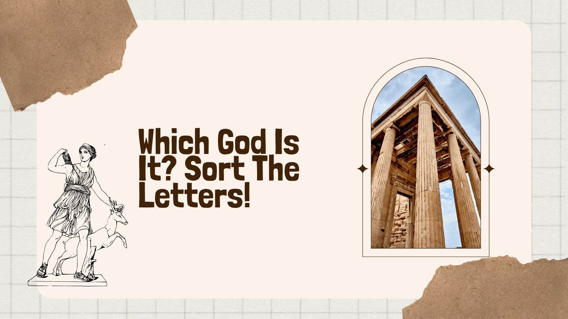 Which God Is It? Sort The Letters!