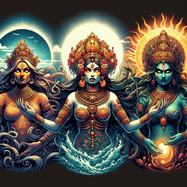 Coatlicue, Gaia, and Kali