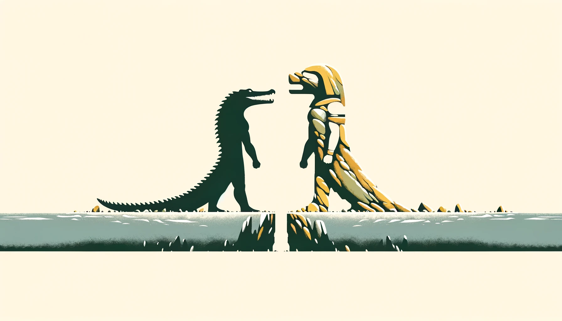 Sobek vs Geb: The Crocodile God vs the Earth God