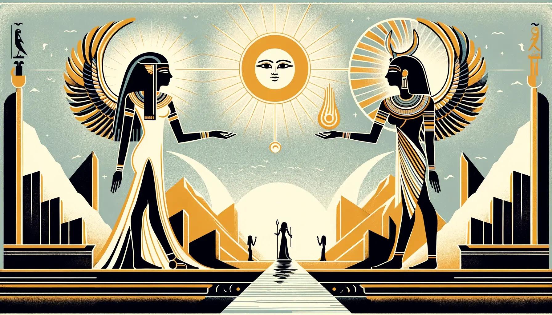 Nephthys vs Aten: The Guardian of the Dead vs The Sun Disk
