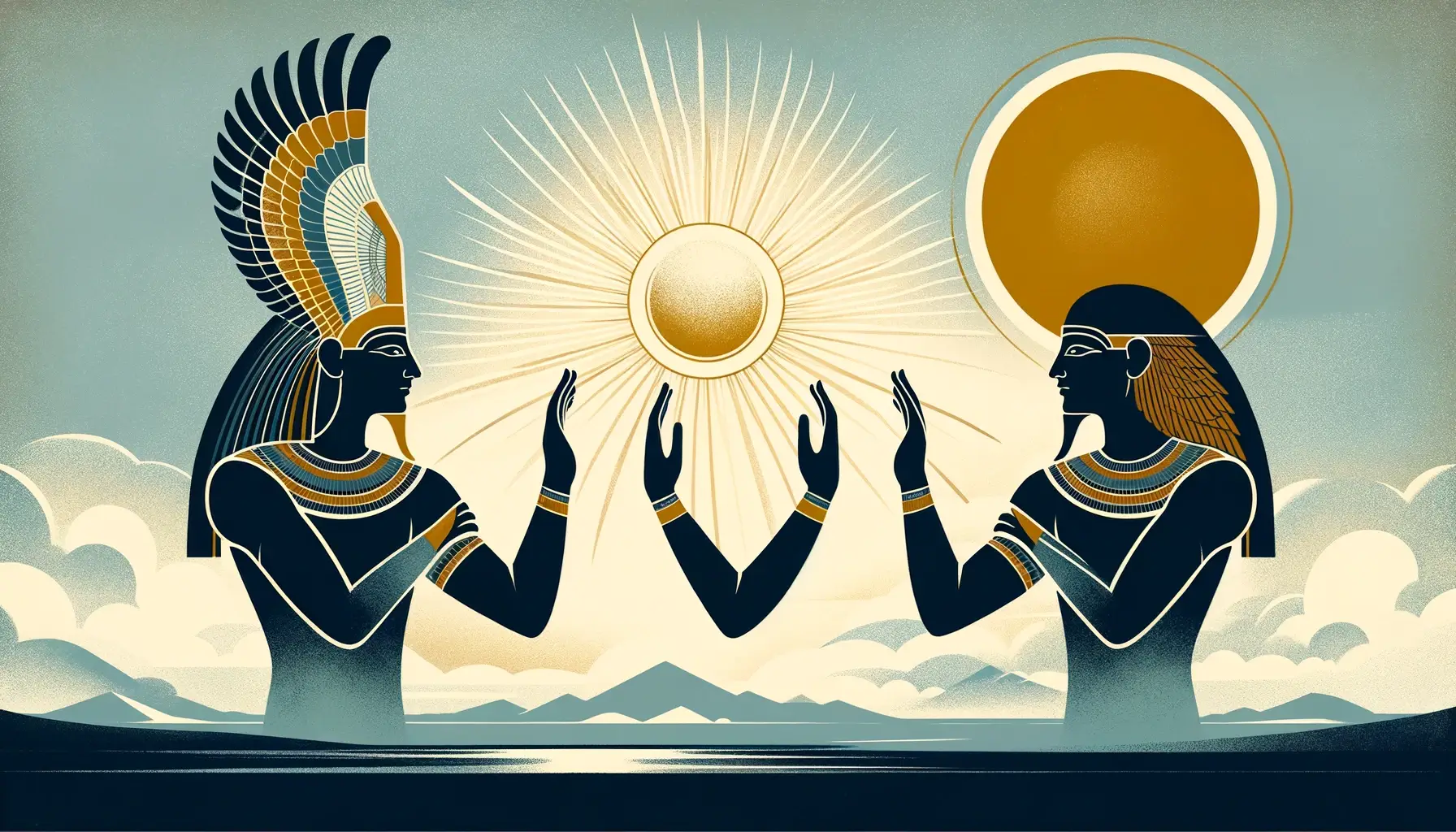 Shu vs Aten: The Battle of Air and the Sun Disk