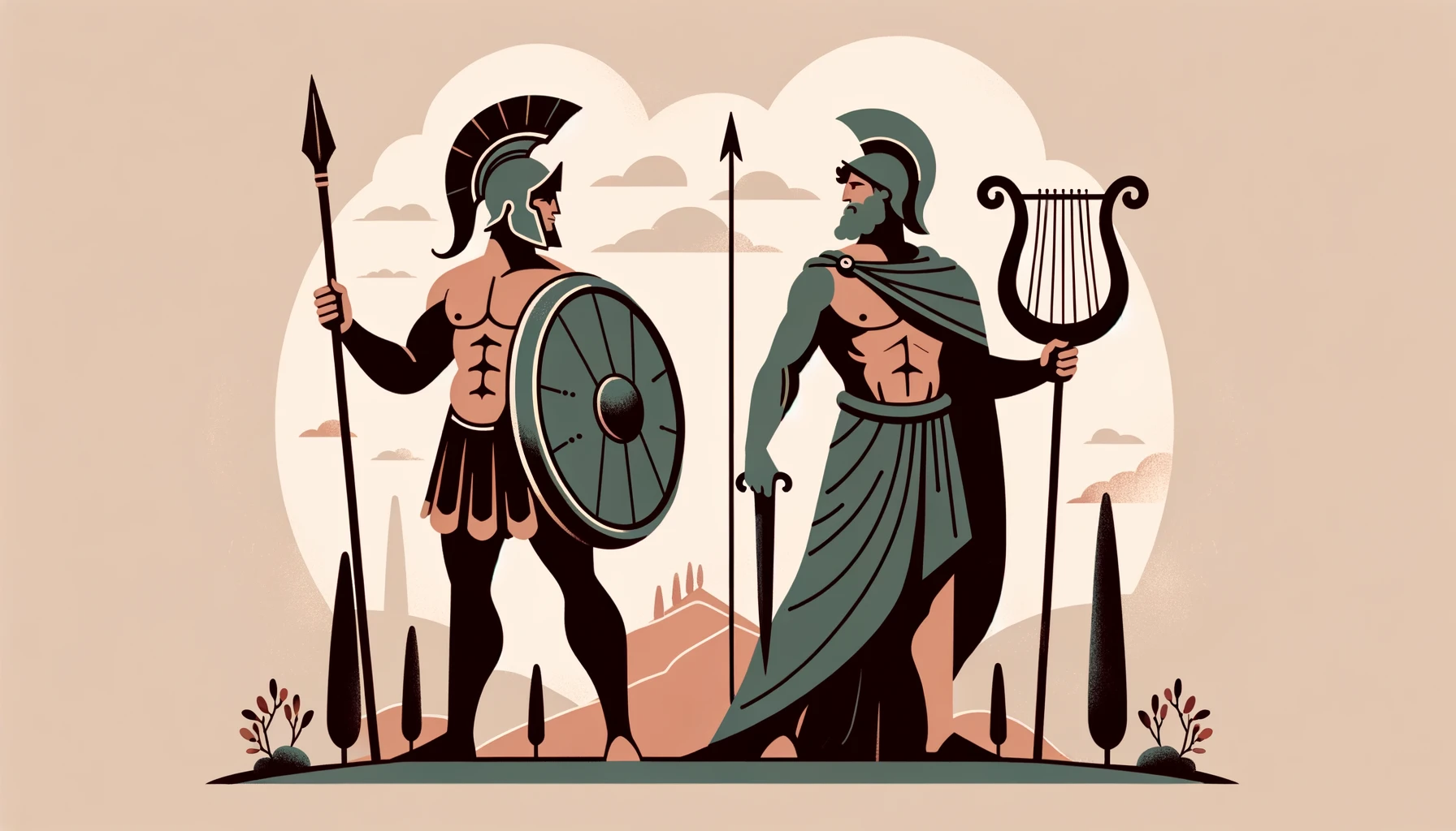 Achilles vs Orpheus: The Warrior meets The Bard